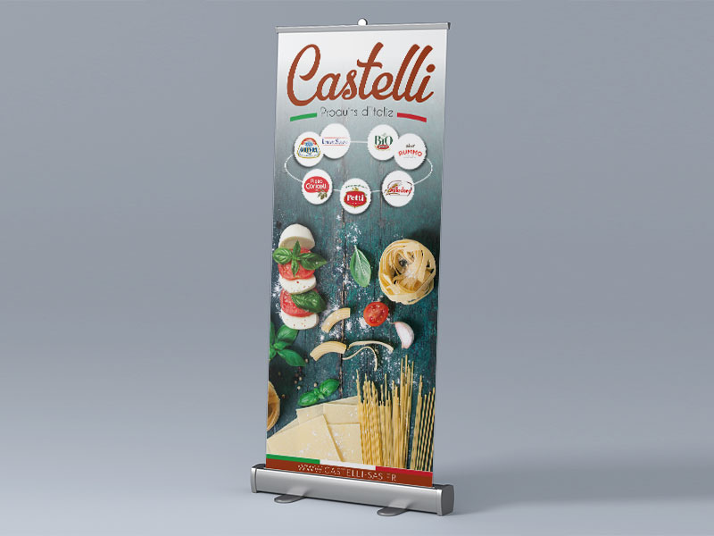 Création Roll up - Castelli