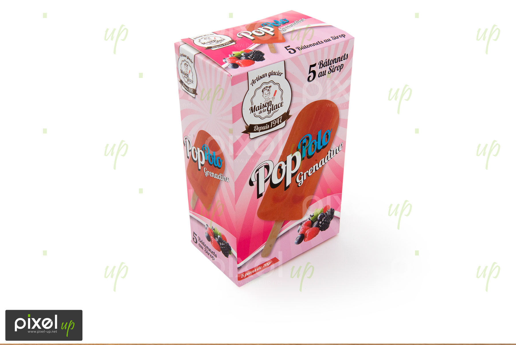 Photographe Pixel up - Création Packaging PopPolo