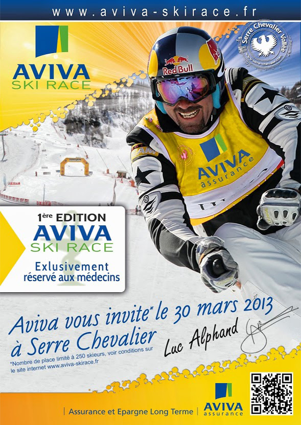 Création Affiche - Aviva Ski Race