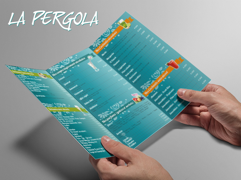 Création Flyer - Restaurant La Pergola